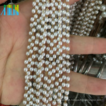 Encantador Pérola Beads Metal Wire Rosário Beads Chain